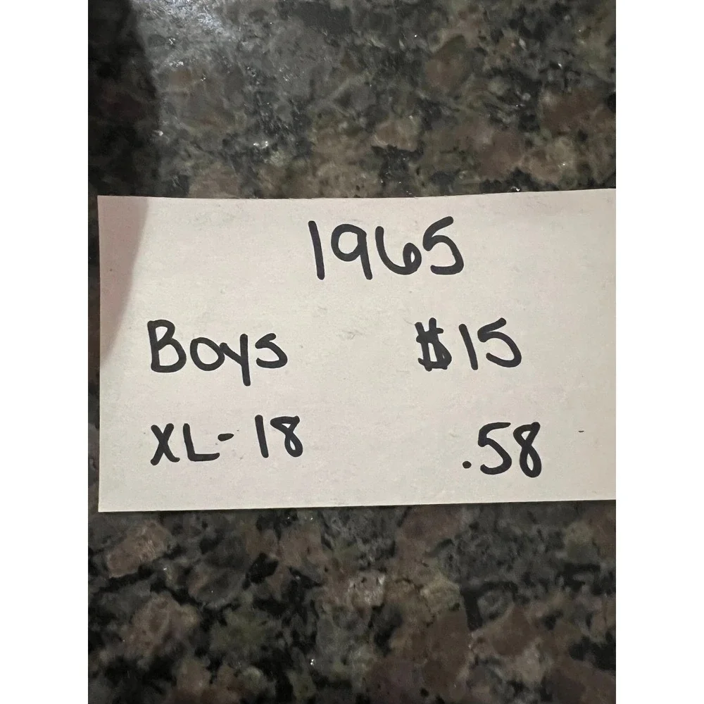 Boys size‎ 18 shorts (1965)